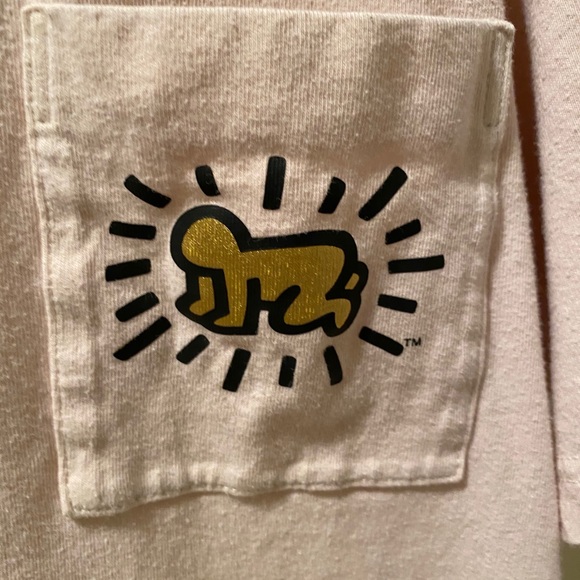 SPRZ NY pink tee shirt by Keith Haring - Picture 2 of 5